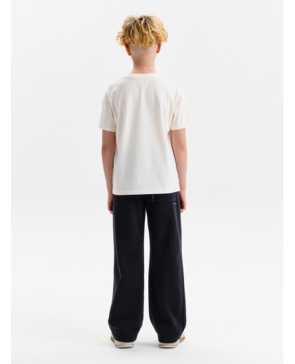 Футболка для мальчиков Молочный(28)