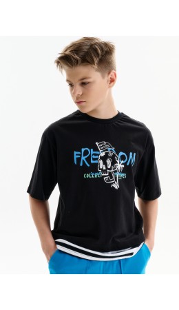 Футболка для мальчиков Черный(49)