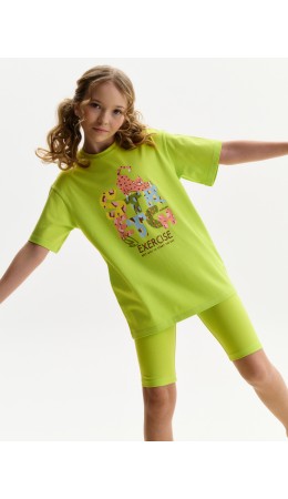 Пижама для девочек Салатовый(38)