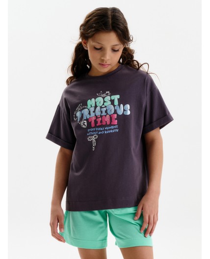 Шорты для девочек Ментол(27)