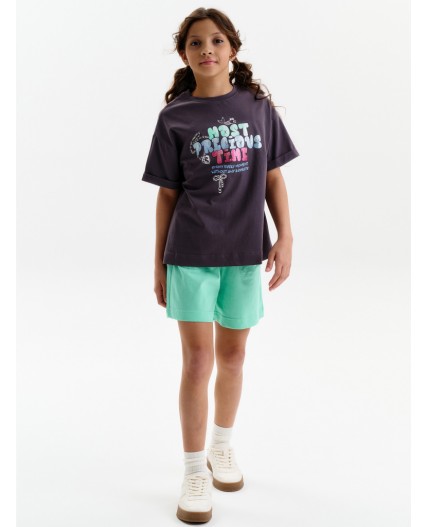 Шорты для девочек Ментол(27)