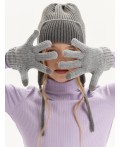 Перчатки детские Серый(40)