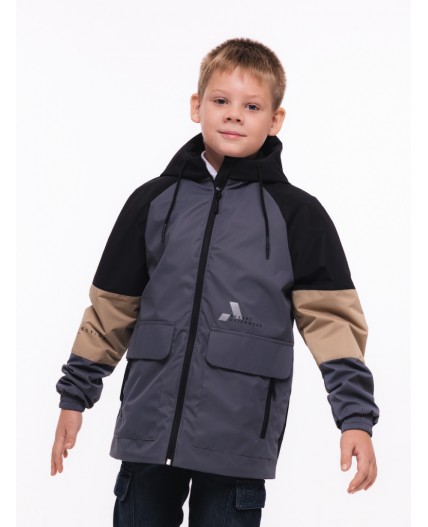 Ветровка «Михаэль» Бежевый/Черный