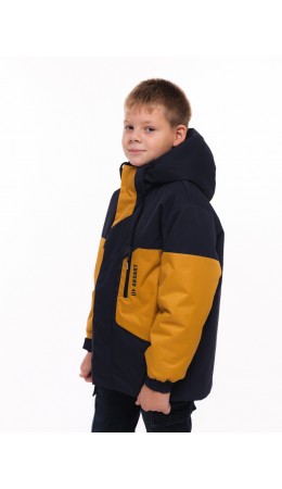 Куртка «Булат» Темно-синий/Горчица