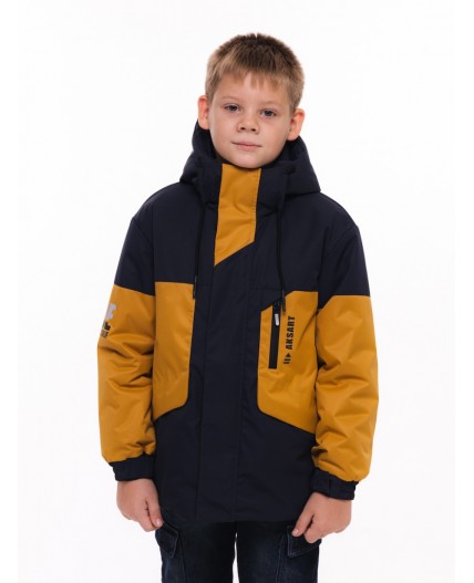 Куртка «Булат» Темно-синий/Горчица