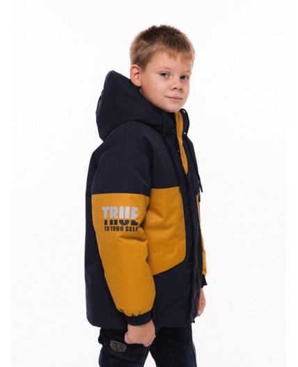 Куртка «Булат» Темно-синий/Горчица