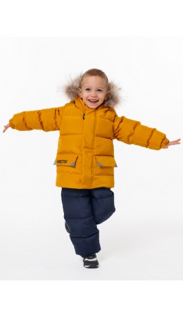 Комплект «Ларик» Медовый/Темно-синий