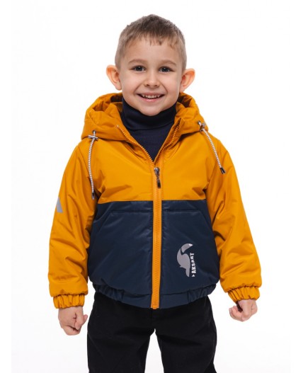 Куртка «Патрик» Темная горчица/Темно-синий