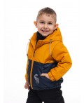 Куртка «Патрик» Темная горчица/Темно-синий