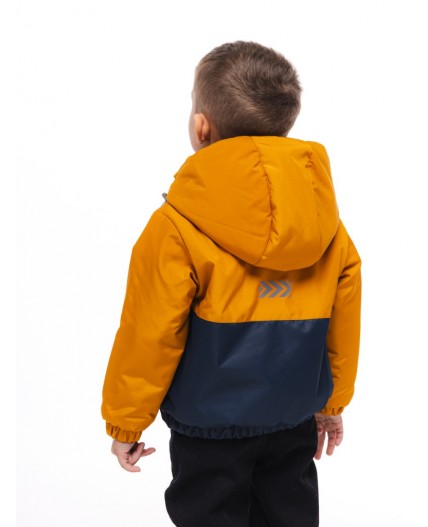 Куртка «Патрик» Темная горчица/Темно-синий