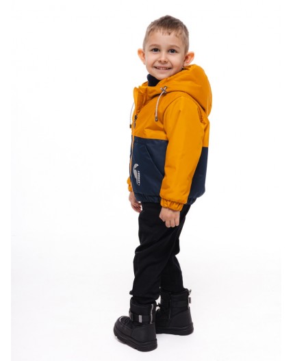 Куртка «Патрик» Темная горчица/Темно-синий