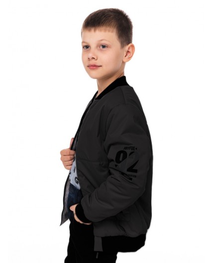 Бомбер «Лука» Черный