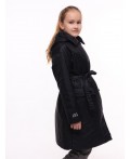 Полупальто «Виола» Черный