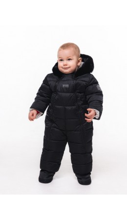 Комбинезон «Юлий» с валенками Черный