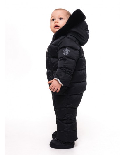 Комбинезон «Юлий» с валенками Черный