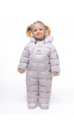 Комбинезон «Юля» с валенками Молочный