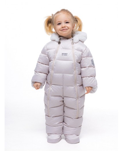Комбинезон «Юля» с валенками Молочный