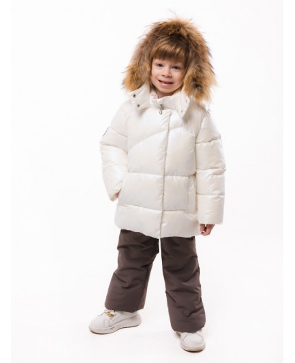 Комплект «Эшли» (пк слайтекс) Молочный/Кофе