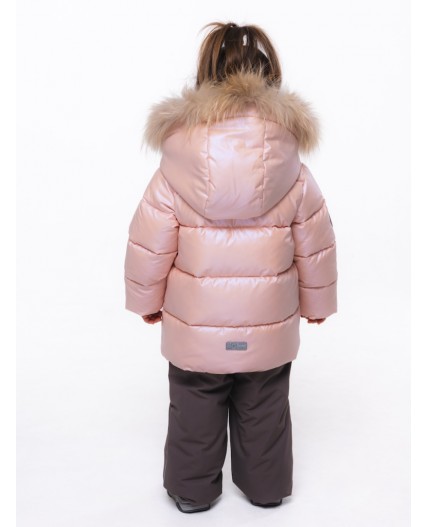 Комплект «Эшли» (пк слайтекс) Холодный беж/Кофе