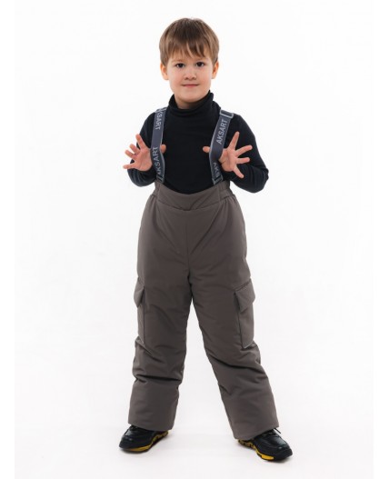 Брюки утепленные для мальчика 7111/2 Кофе
