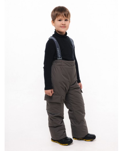 Брюки утепленные для мальчика 7111/2 Кофе