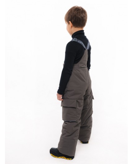 Брюки утепленные для мальчика 7111/2 Кофе