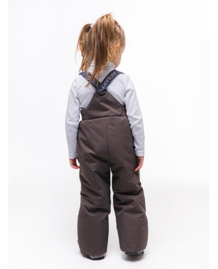 Брюки утепленные для девочки 6209/2 Капучино