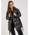 Пуховик женский черный