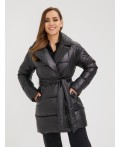 Пуховик женский черный