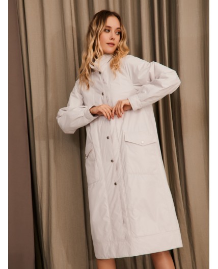 Плащ женский светло-бежевый