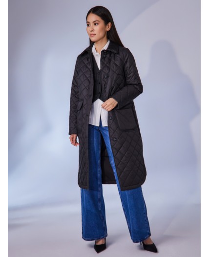 Плащ женский черный