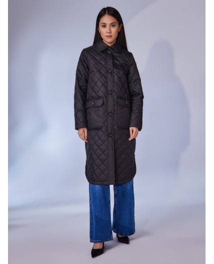 Плащ женский черный