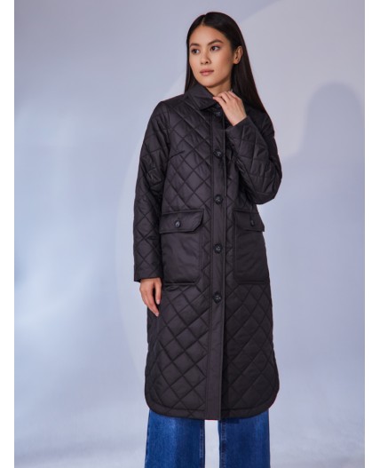 Плащ женский черный