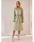 Плащ женский фисташковый