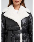 Пуховик женский черный