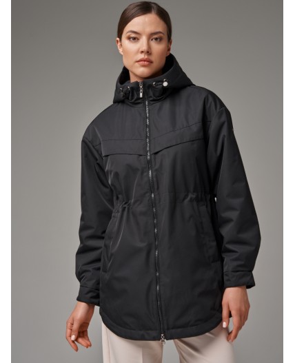 Плащ женский черный