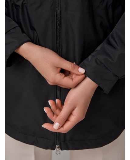 Плащ женский черный