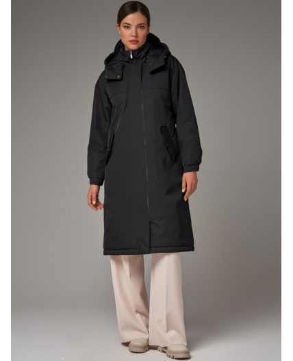 Плащ женский черный
