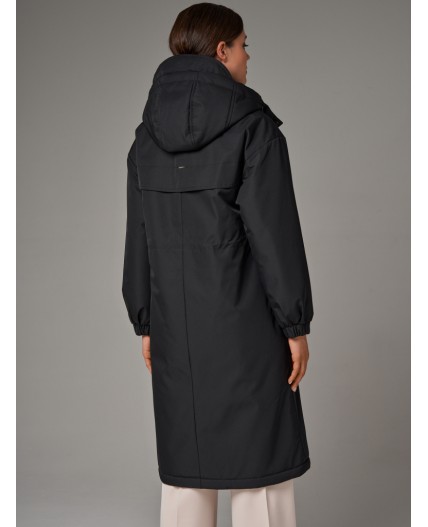Плащ женский черный