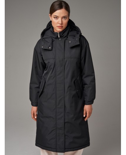 Плащ женский черный