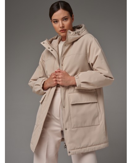 Плащ женский бежевый