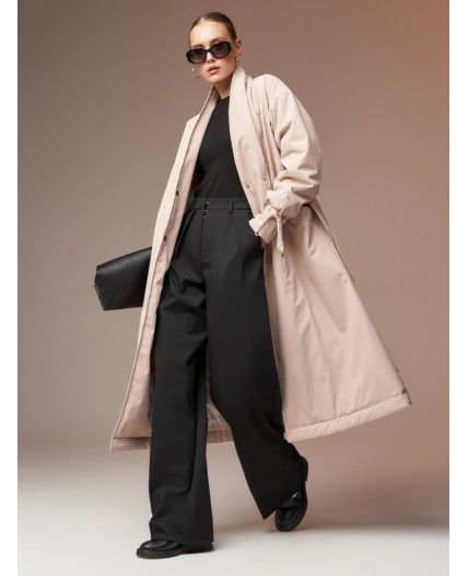 Плащ женский бежевый