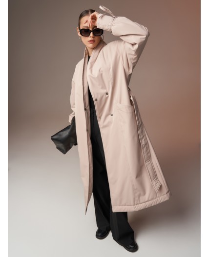 Плащ женский бежевый