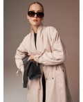 Плащ женский бежевый