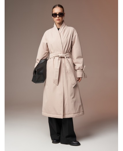 Плащ женский бежевый