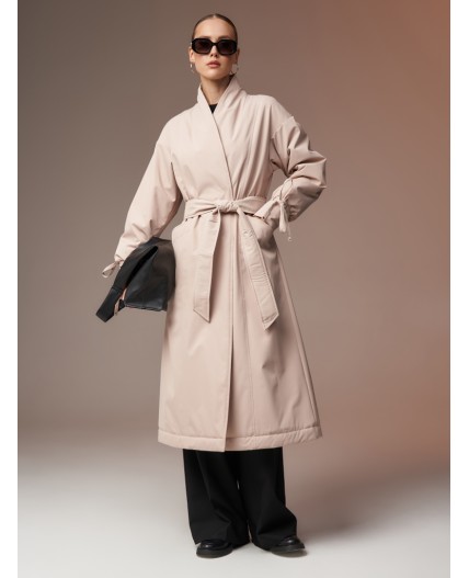 Плащ женский бежевый