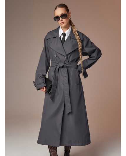 Плащ женский графит
