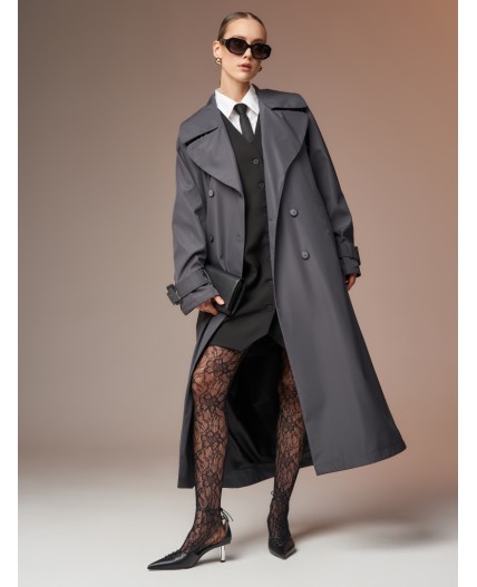 Плащ женский графит