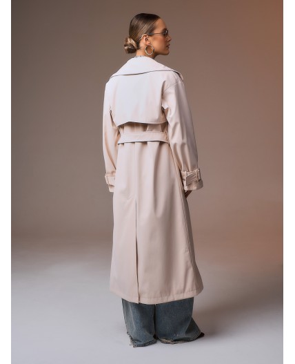 Плащ женский светло-бежевый