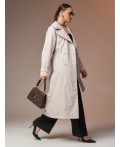 Плащ женский светло-бежевый